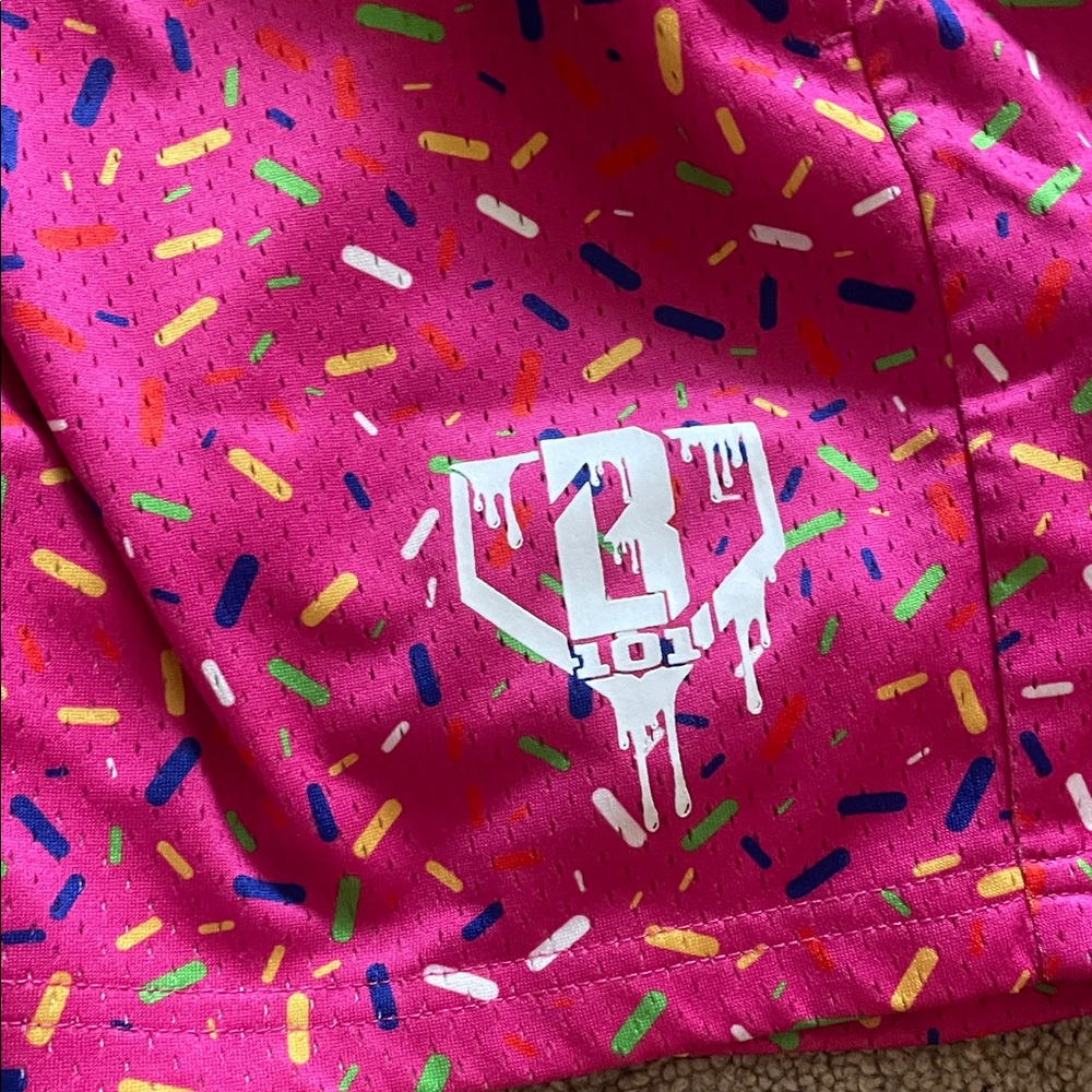 Colorful Sprinkle Patterned Shorts - Picture 3 of 4